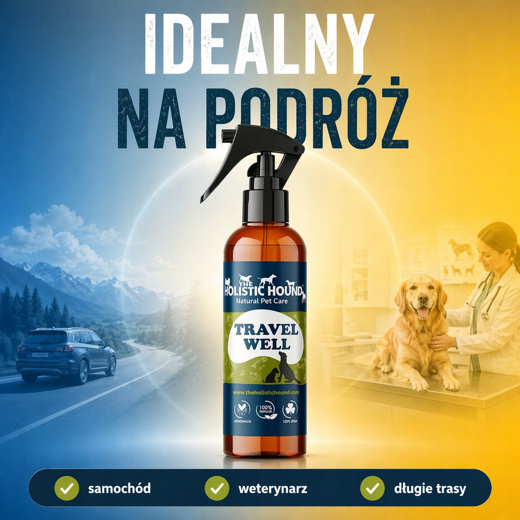 Spray Na Chorobę Lokomocyjną Dla Psa | Na Podróż Samochodem | 100ml