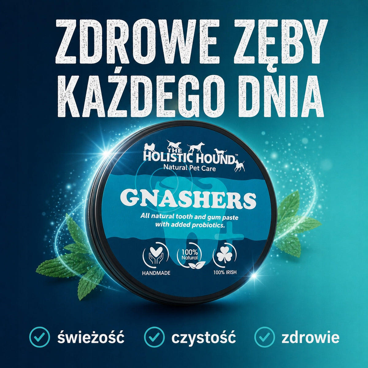 Pasta Na Kamień i Nieświeży Oddech Dla Psa | Probiotyki + Zioła | 50ml