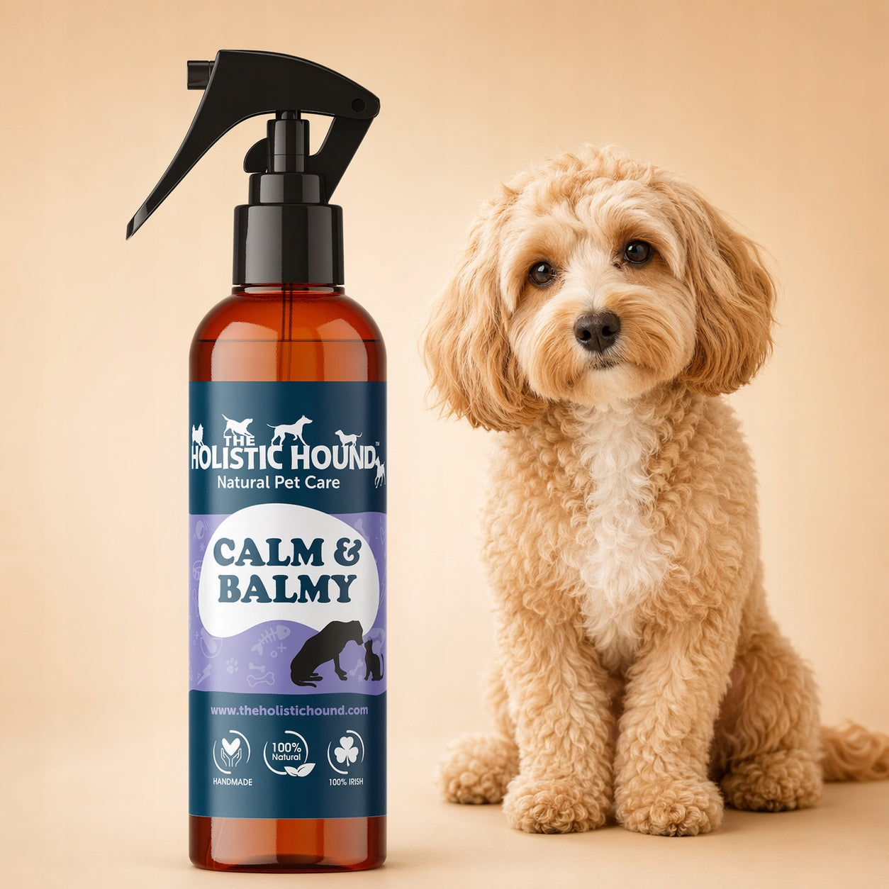 Holistic | Spray Uspokajający Dla Psa i Kota | Na Stres i Lęk | Ziołowy BIO