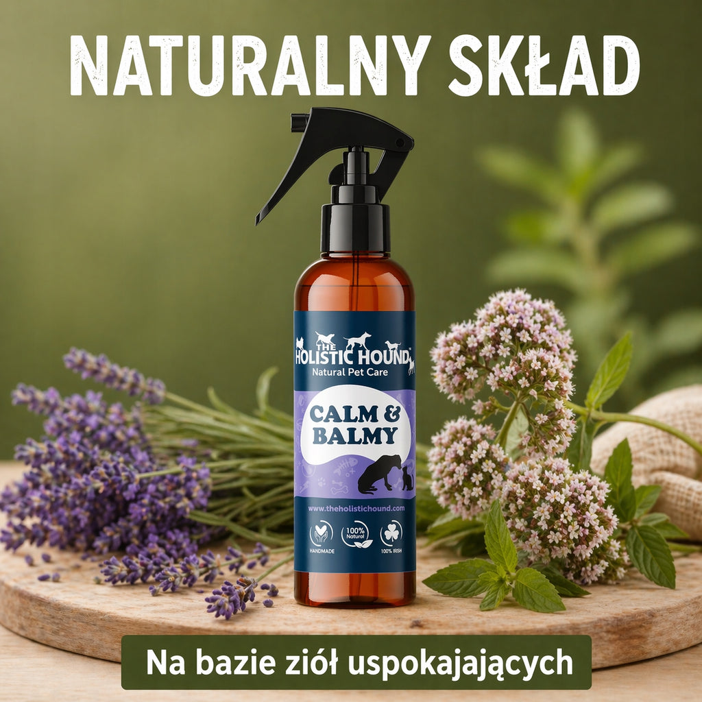 Holistic | Spray Uspokajający Dla Psa i Kota | Na Stres i Lęk | Ziołowy BIO