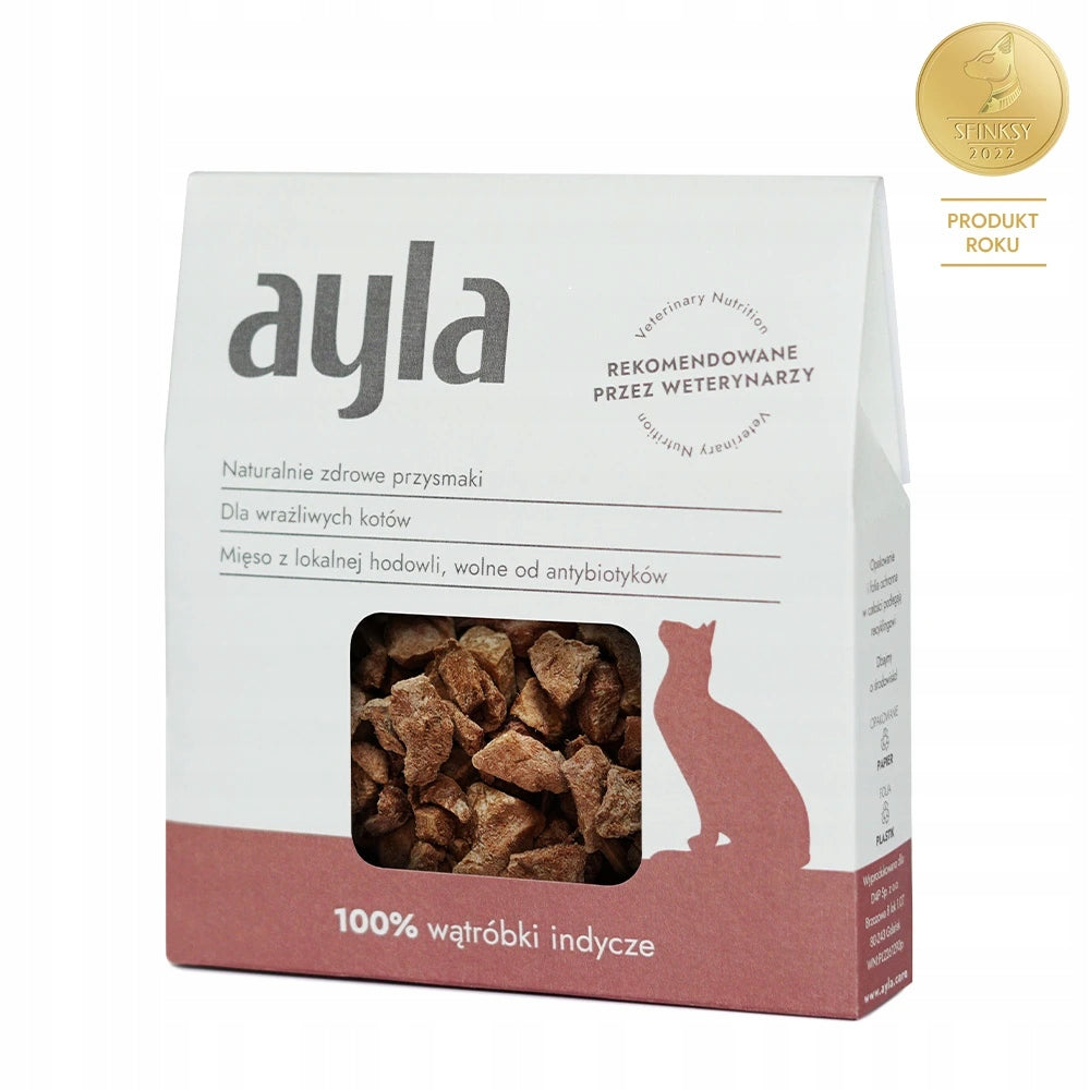 Ayla Cat Wątróbki Indycze Liofilizowane 28g