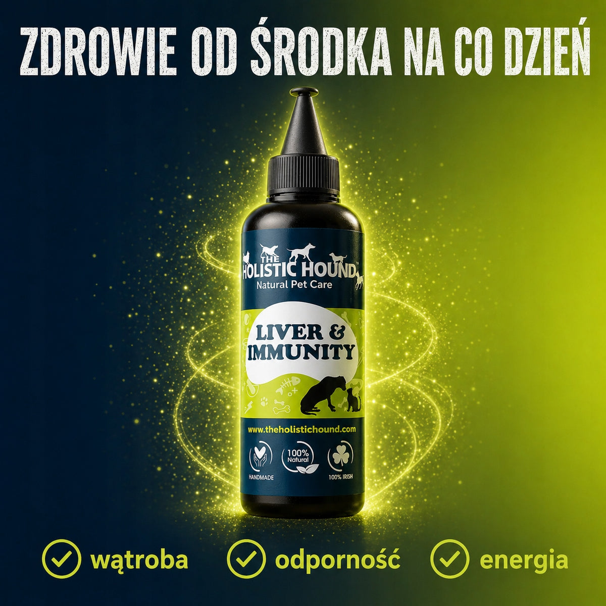 Suplement Na Wątrobę i Odporność Dla Psa | Omega 3 i Zioła | 500ml