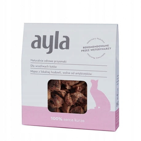 Ayla | Origin | przysmaki serca kurze liofilizowane dla kota 28g
