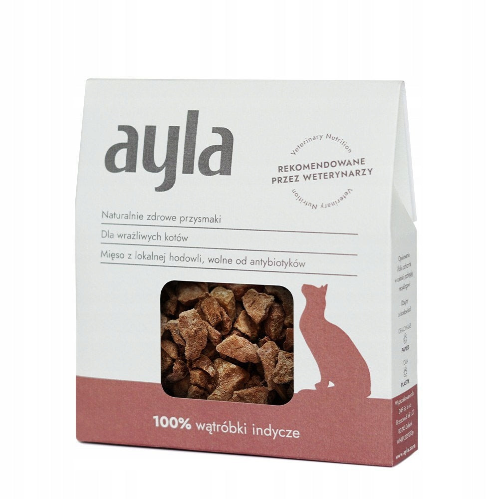 Ayla Cat Wątróbki Indycze Liofilizowane 28g