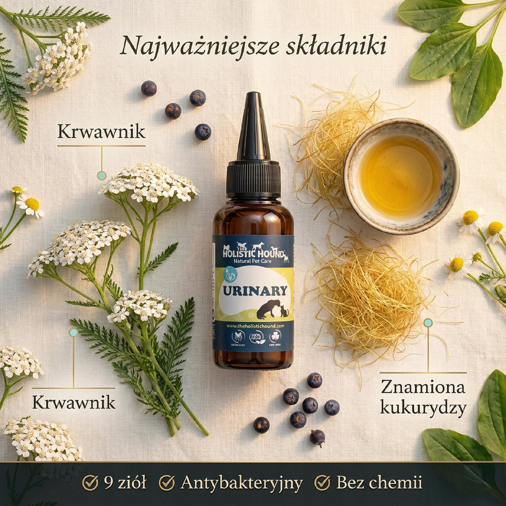 Ziołowy Suplement Na Układ Moczowy Psa | ZUM Pęcherz Nerki | Naturalny