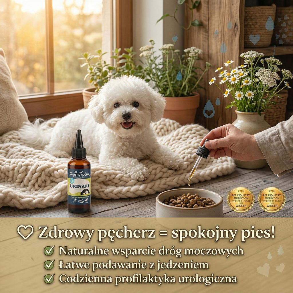 Ziołowy Suplement Na Układ Moczowy Psa | ZUM Pęcherz Nerki | Naturalny