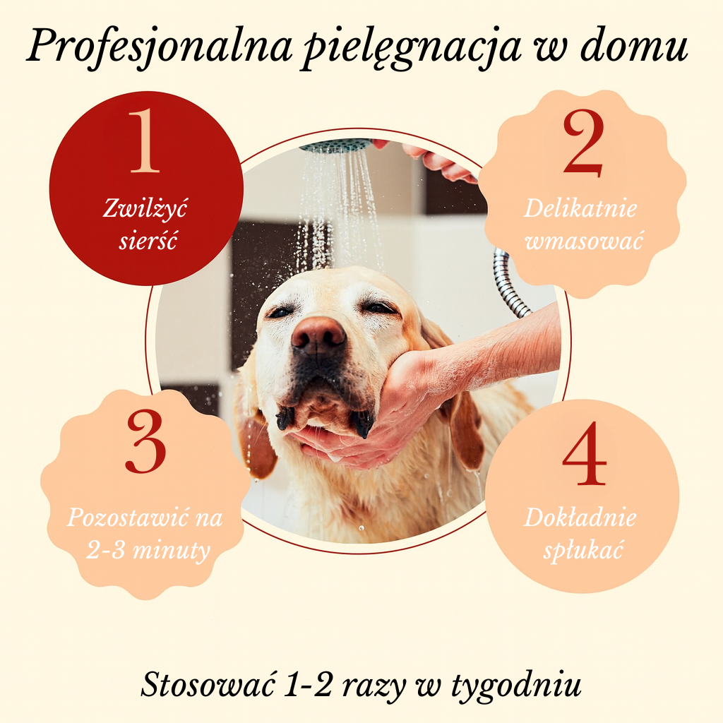 Prebiotyczny szampon dla psów - Hipoalergiczny - Wegański - Lumi-Noble