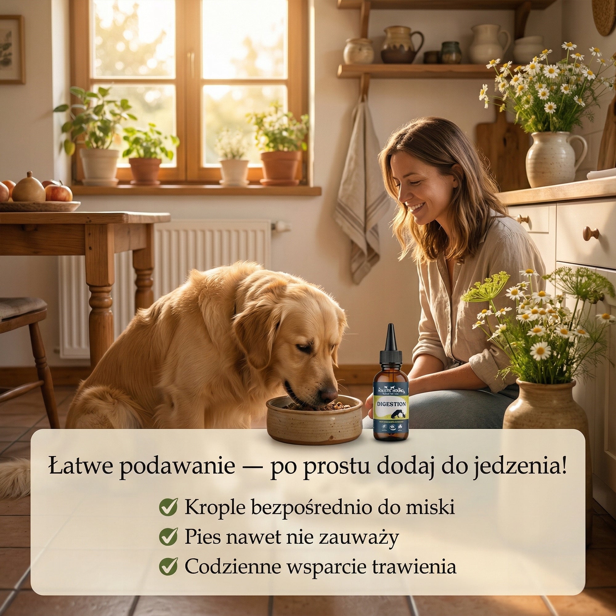 Ziołowy Suplement Na Trawienie Psa | Wrażliwy Żołądek | Naturalny 50ml