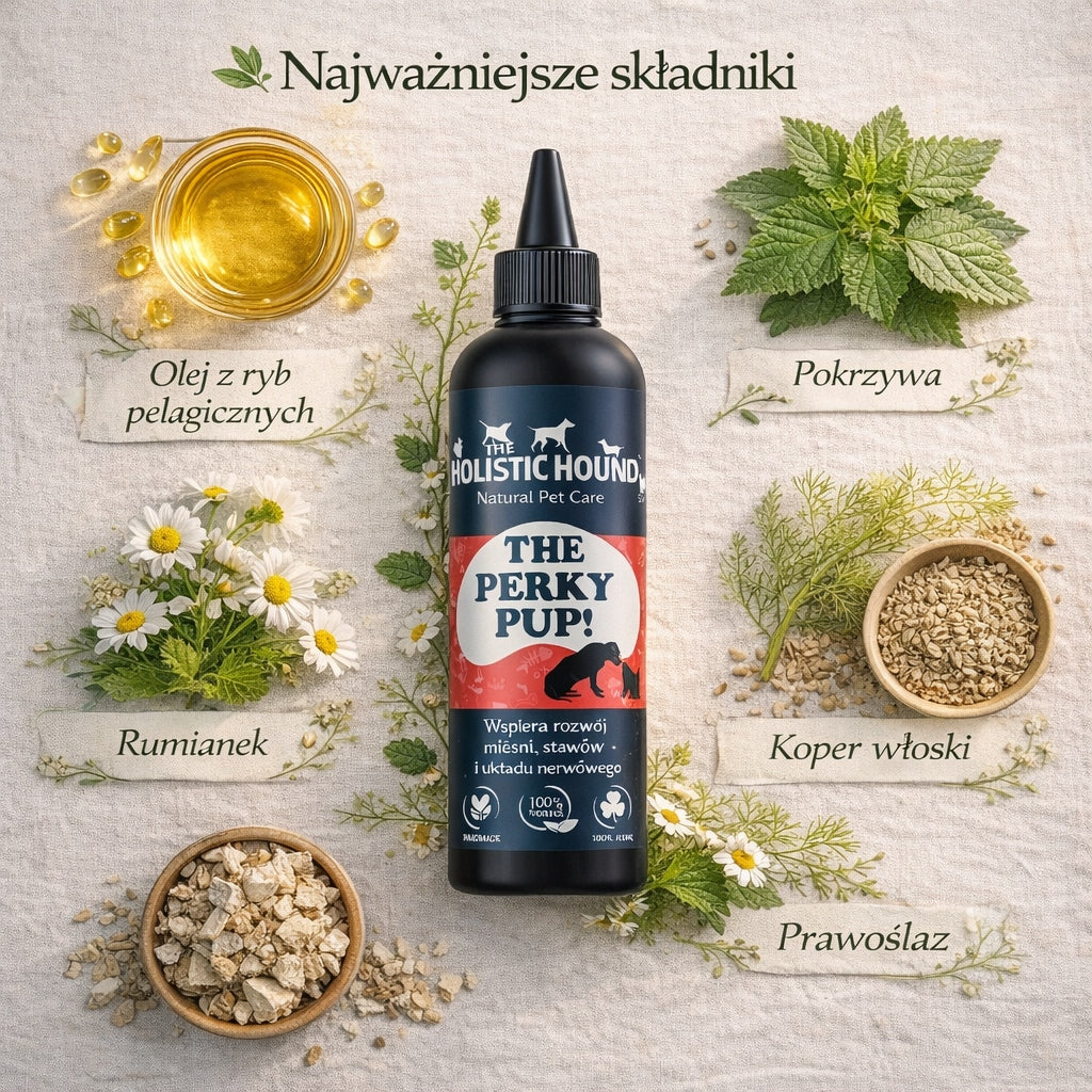 Kompleks Omega Dla Młodych Psów na Mięśnie Stawy Skórę Ukł. Nerwowy EPA,DHA