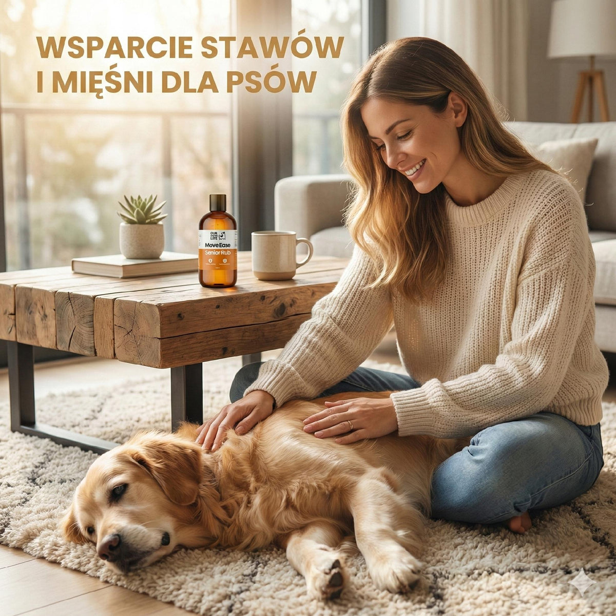 Żel Maść na Stawy i Mięśnie dla Starych Psów|Przynosi ulgę - Sól Epsom MSM