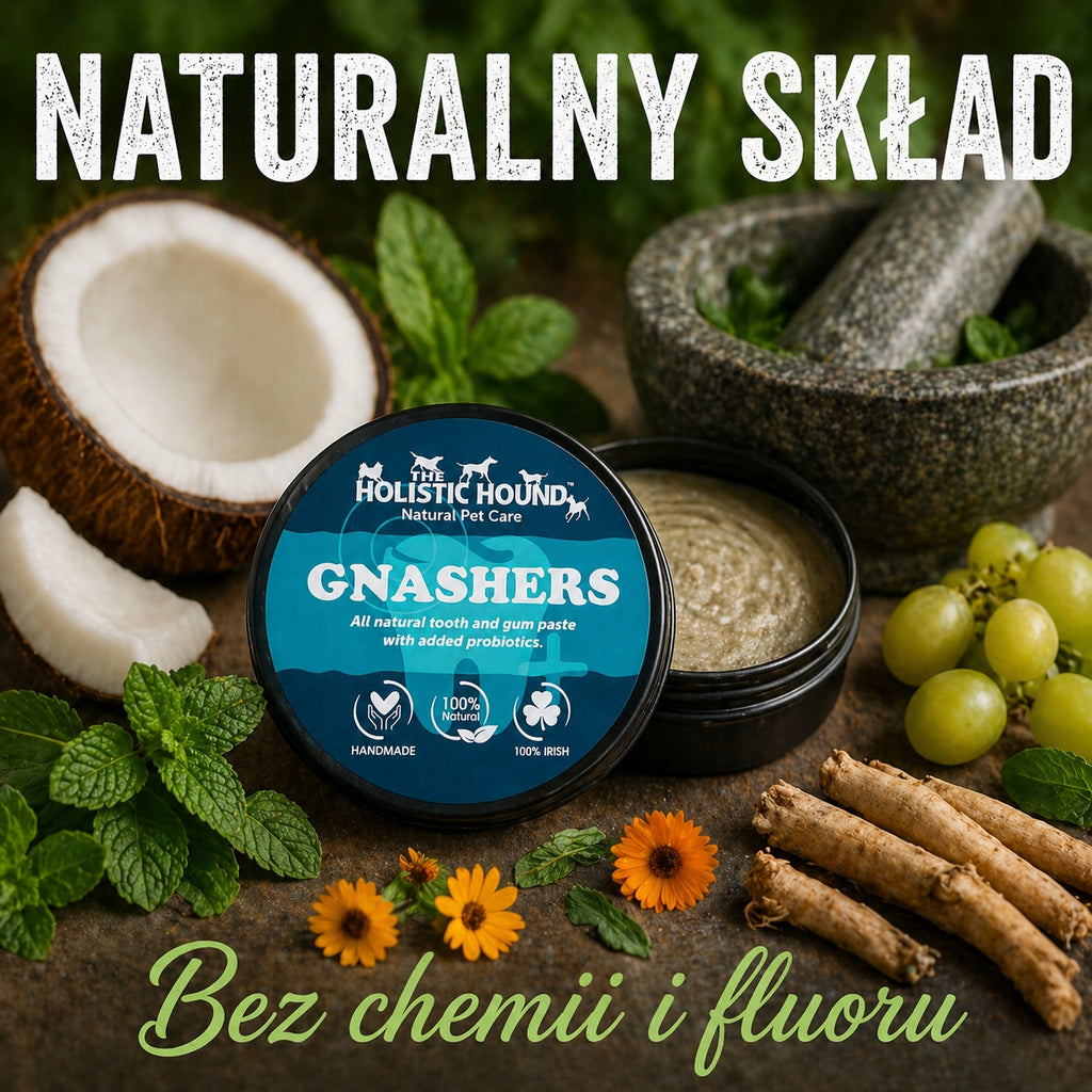 Pasta Na Kamień i Nieświeży Oddech Dla Psa | Probiotyki + Zioła | 50ml