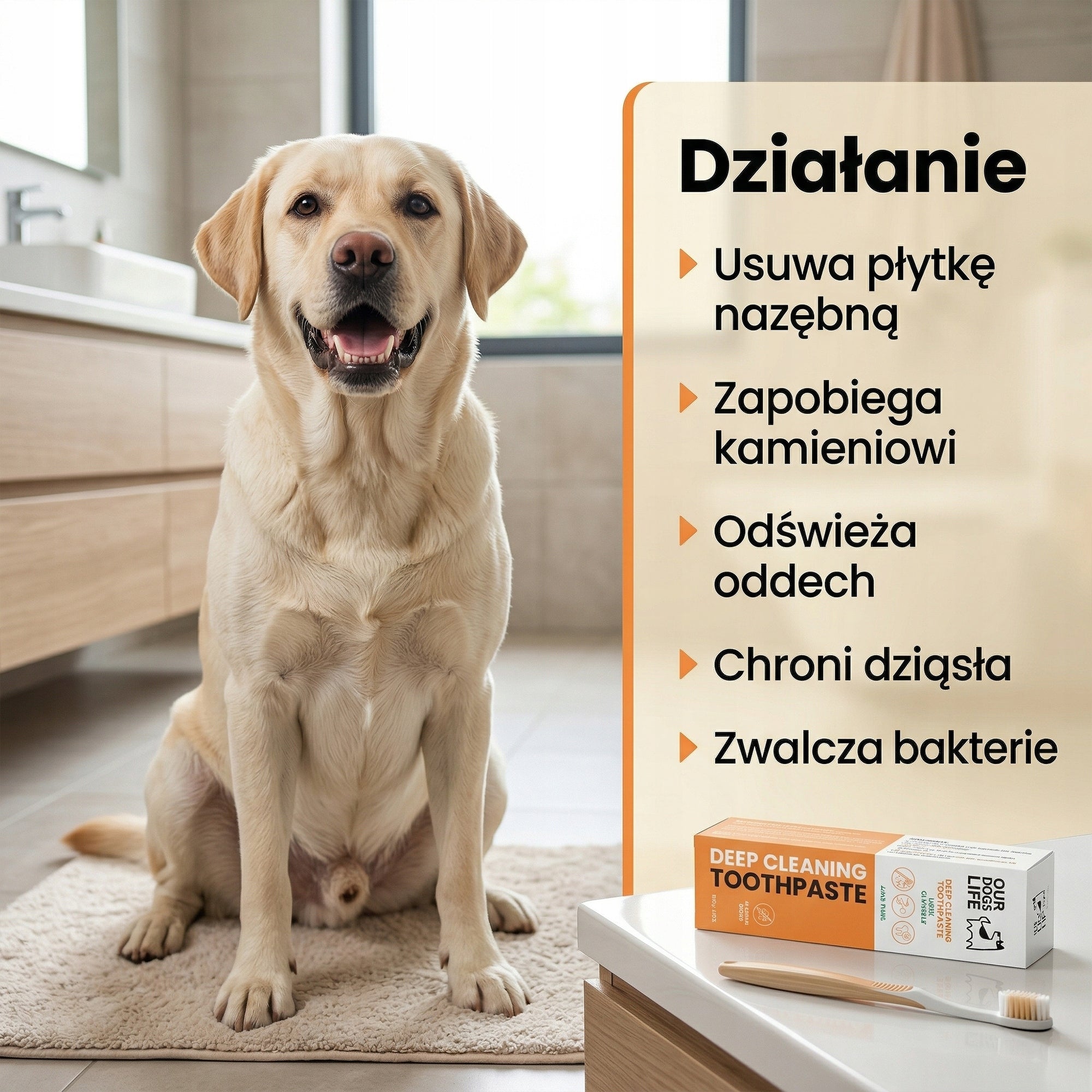 Pasta do Zębów Dla Psa | Głębokie Czyszczenie |Usuwa kamień | Miętowa | 90g