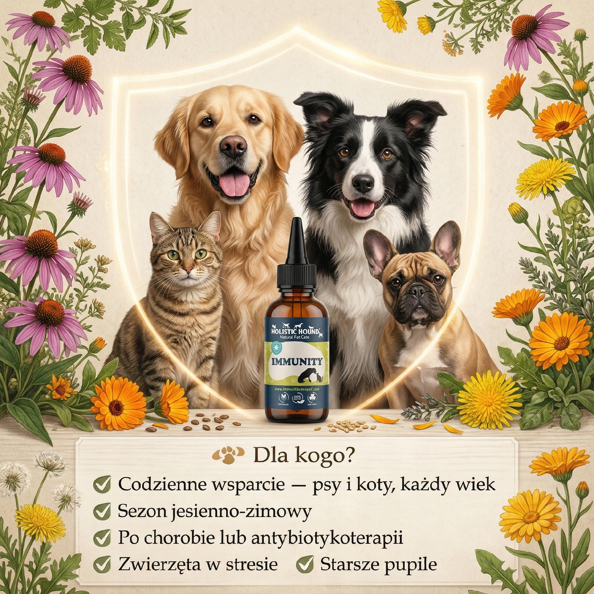 Naturalny Suplement Na Odporność Psa Kota | Układ Odpornościowy 50ml