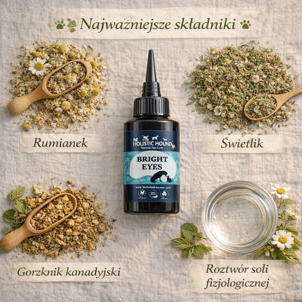 Holistic | Krople Do Oczu Psa i Kota | Zacieki | 100% Naturalne Składniki