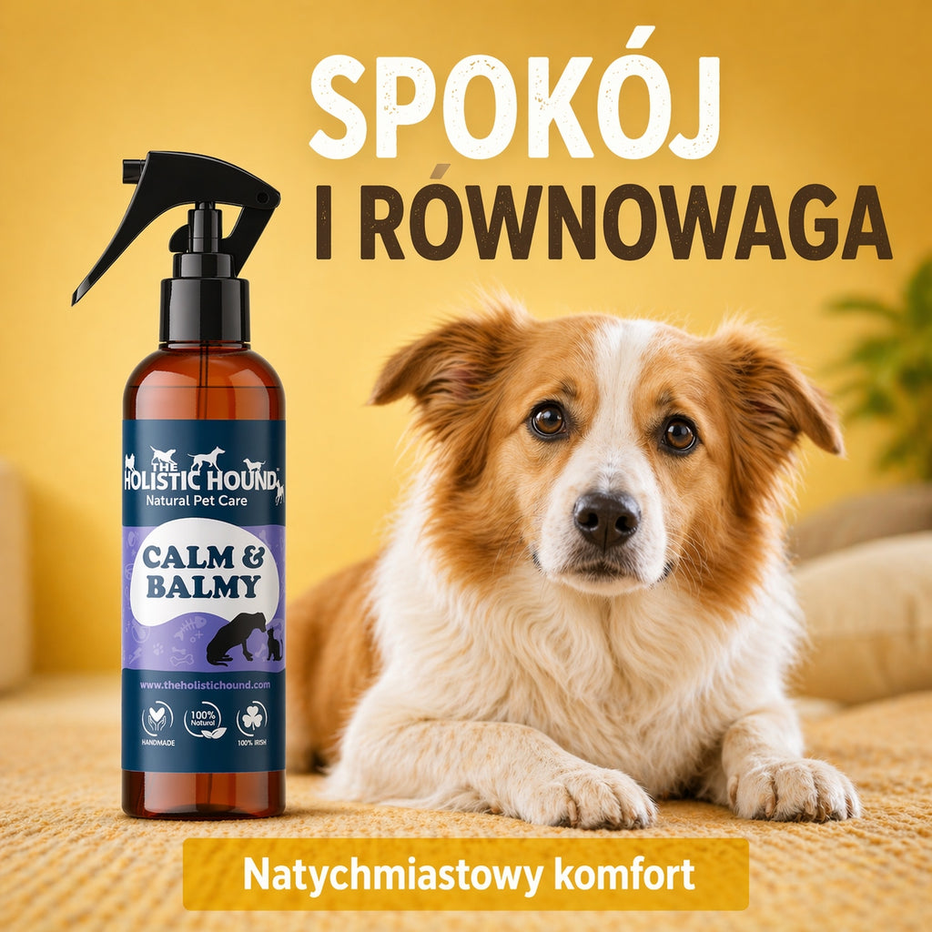 Holistic | Spray Uspokajający Dla Psa i Kota | Na Stres i Lęk | Ziołowy BIO