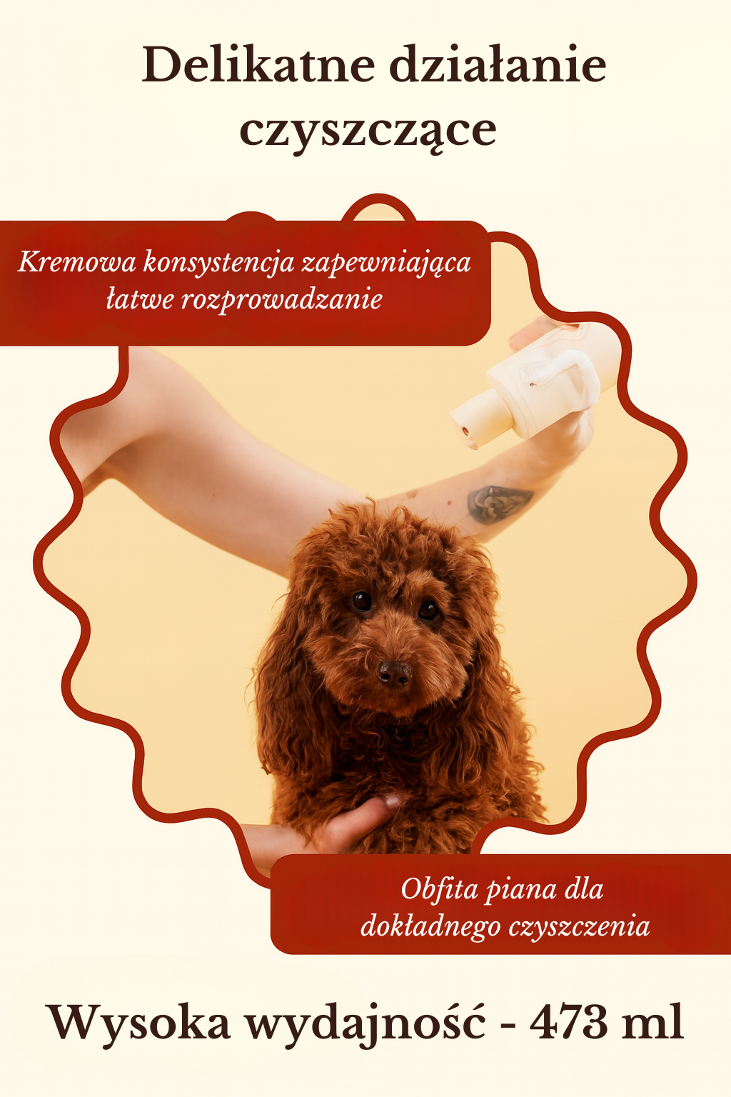 Prebiotyczny szampon dla psów - Hipoalergiczny - Wegański - Lumi-Noble