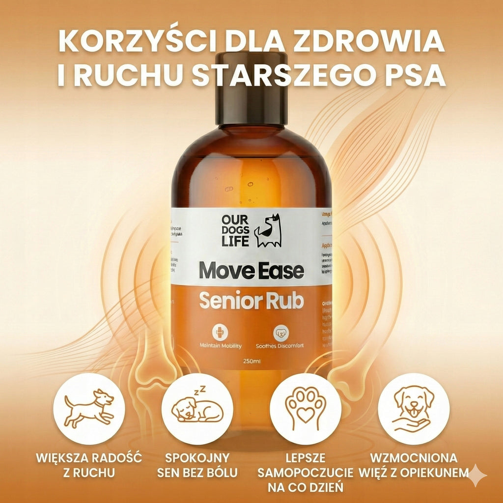 Żel Maść na Stawy i Mięśnie dla Starych Psów|Przynosi ulgę - Sól Epsom MSM