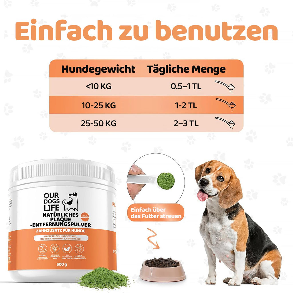 Naturalny Proszek na Kamień Nazębny Zdrowe zęby psa kota 500g WYDAJNY