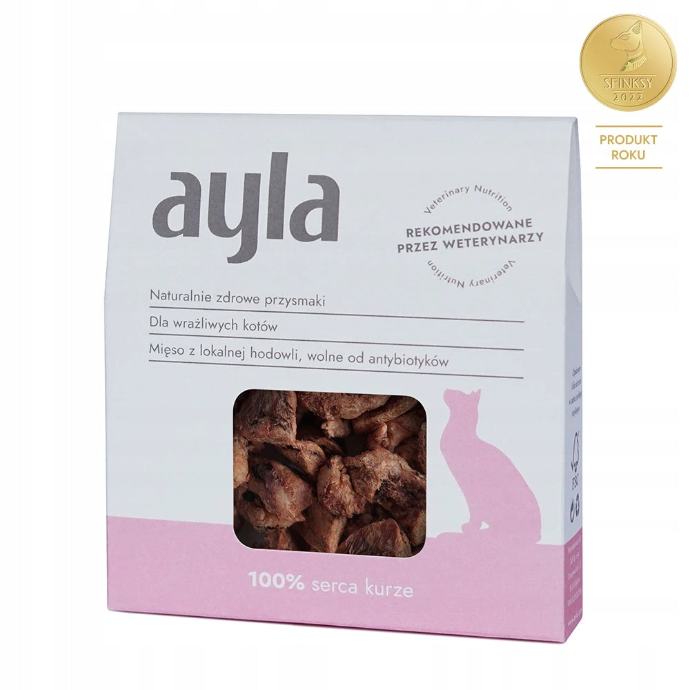 Ayla | Origin | przysmaki serca kurze liofilizowane dla kota 28g