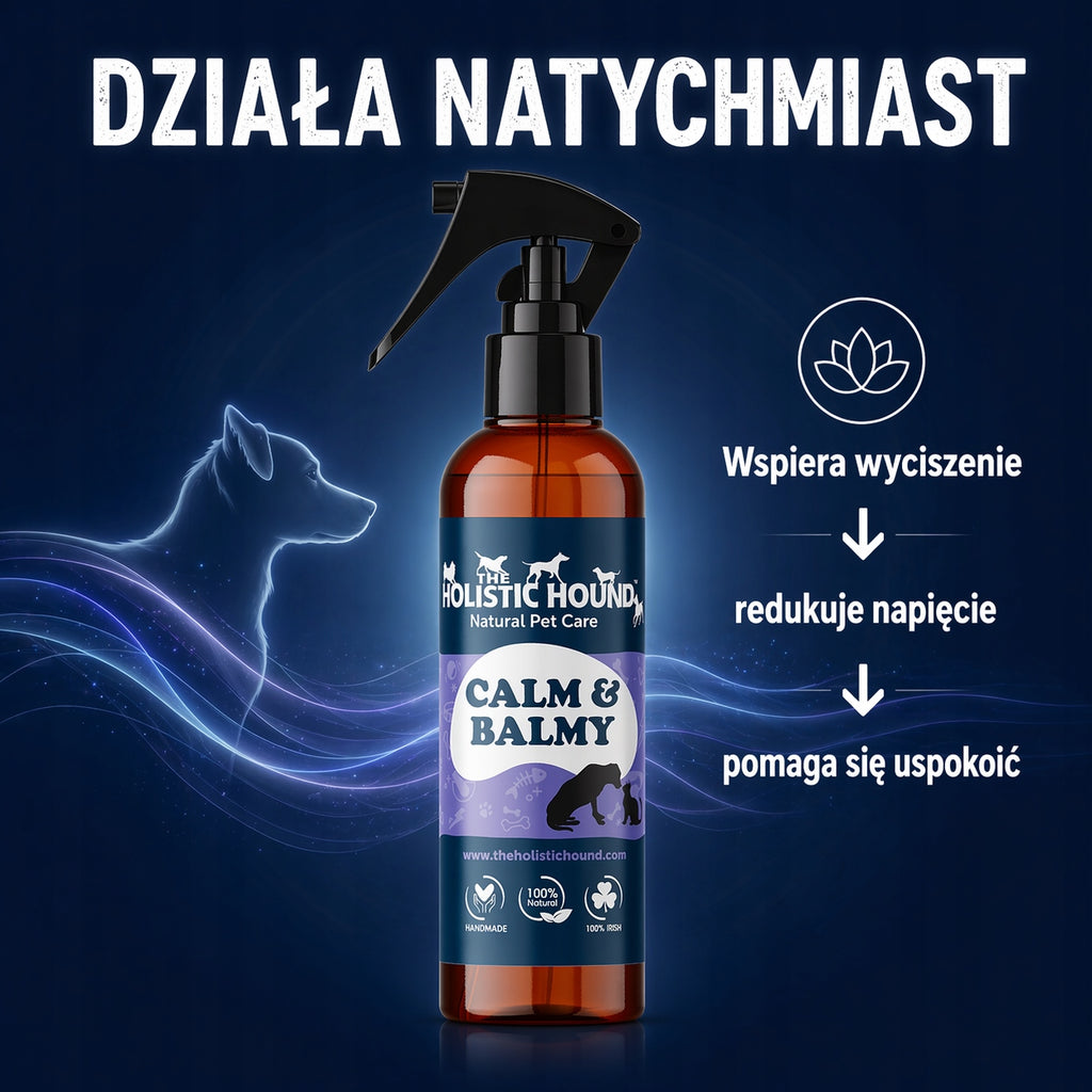 Holistic | Spray Uspokajający Dla Psa i Kota | Na Stres i Lęk | Ziołowy BIO