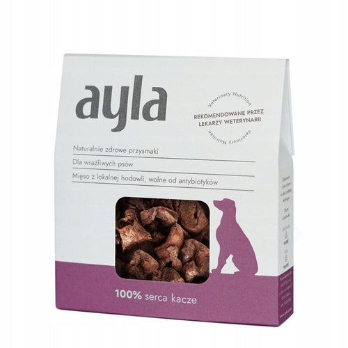 Ayla Delight Serca Kacze 28g Liofilizowany Przysmak Dla Psa 100% Mięsa