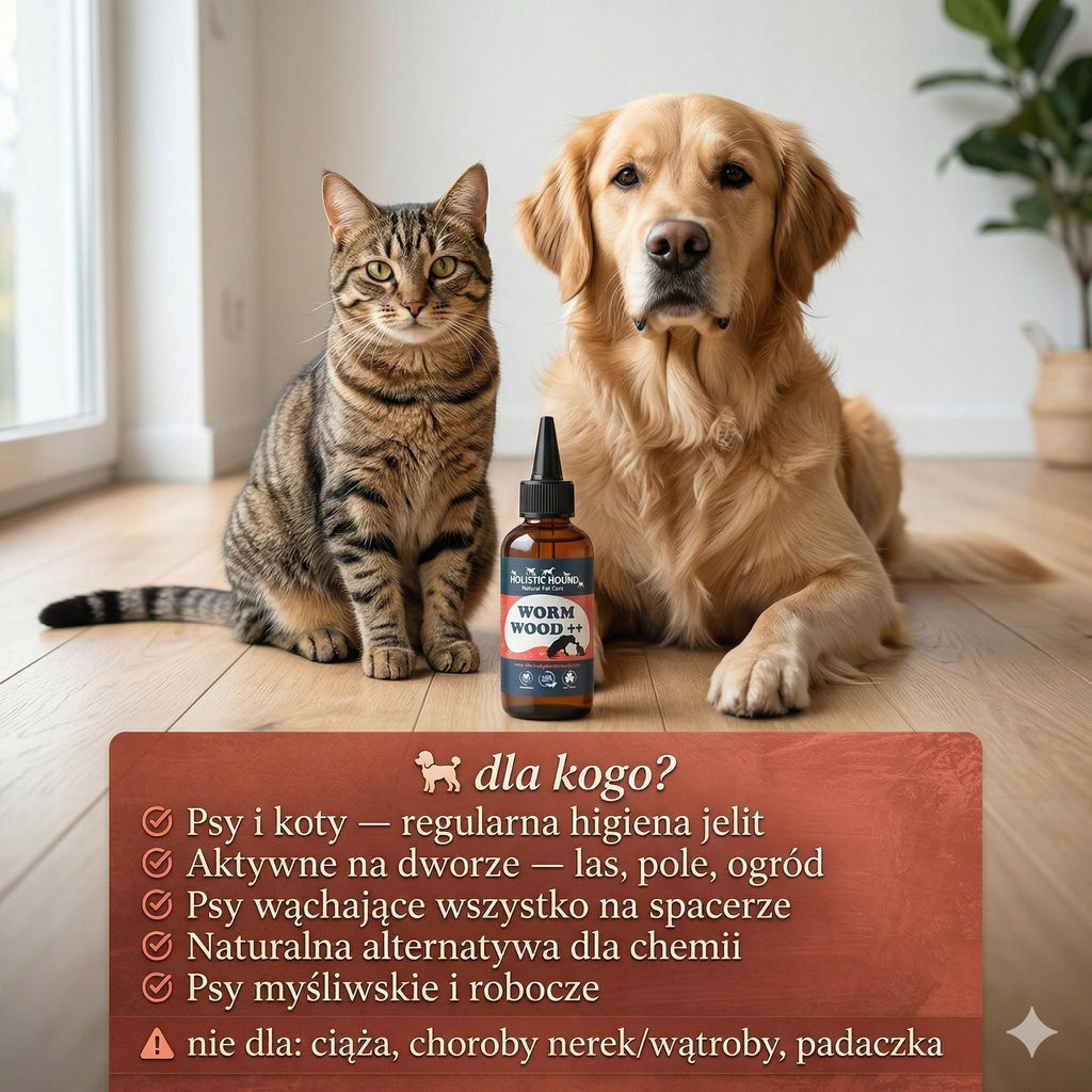 Ziołowy Suplement Na Robaki Psa | Odrobaczanie Naturalne | Bez Chemii