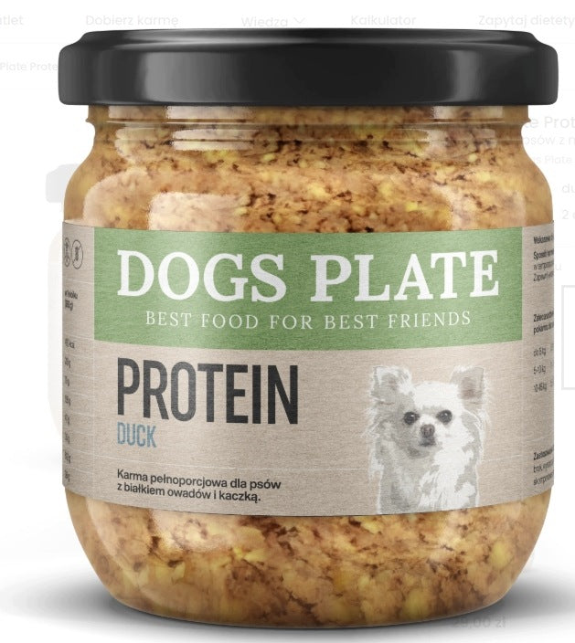 Dogs Plate karma mokra proteinowa z kaczką 360 g