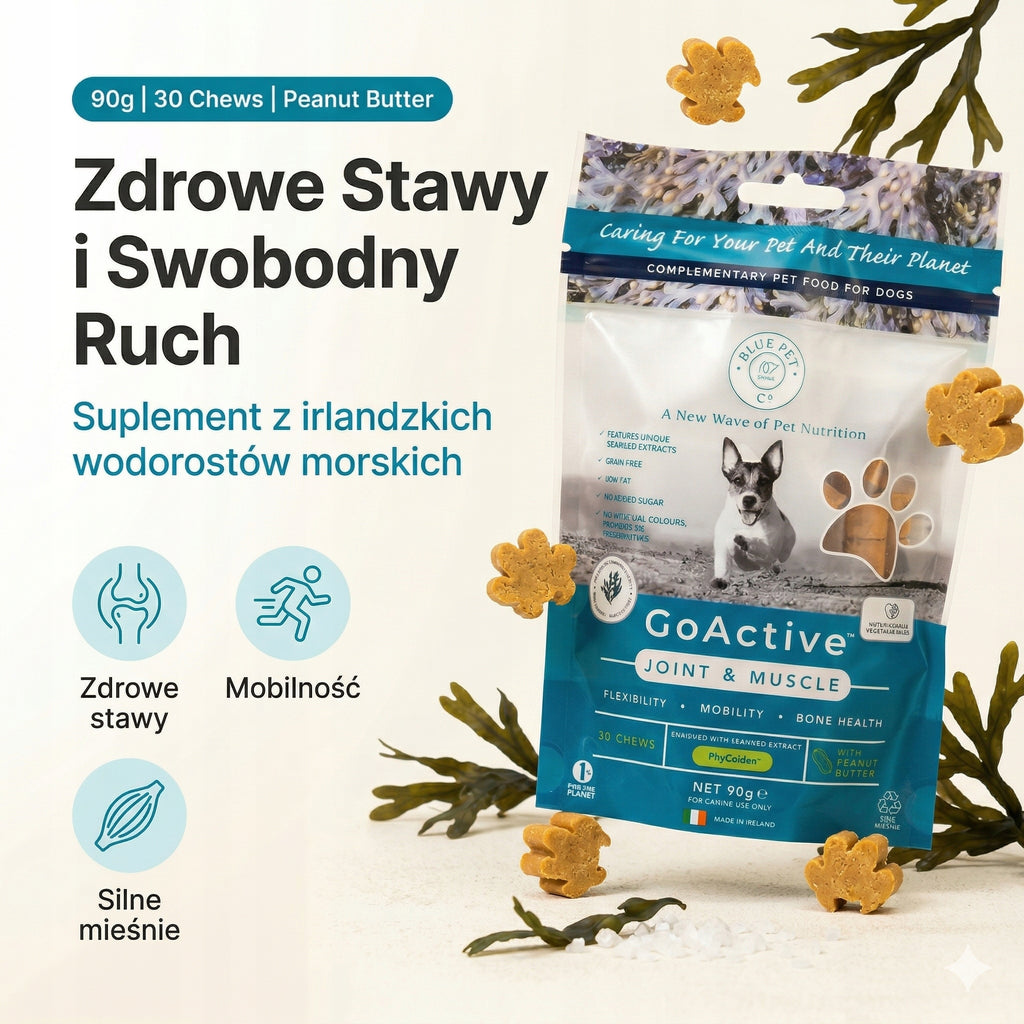 Suplement na stawy i mięśnie psa z alg morskich 30 gryzaków