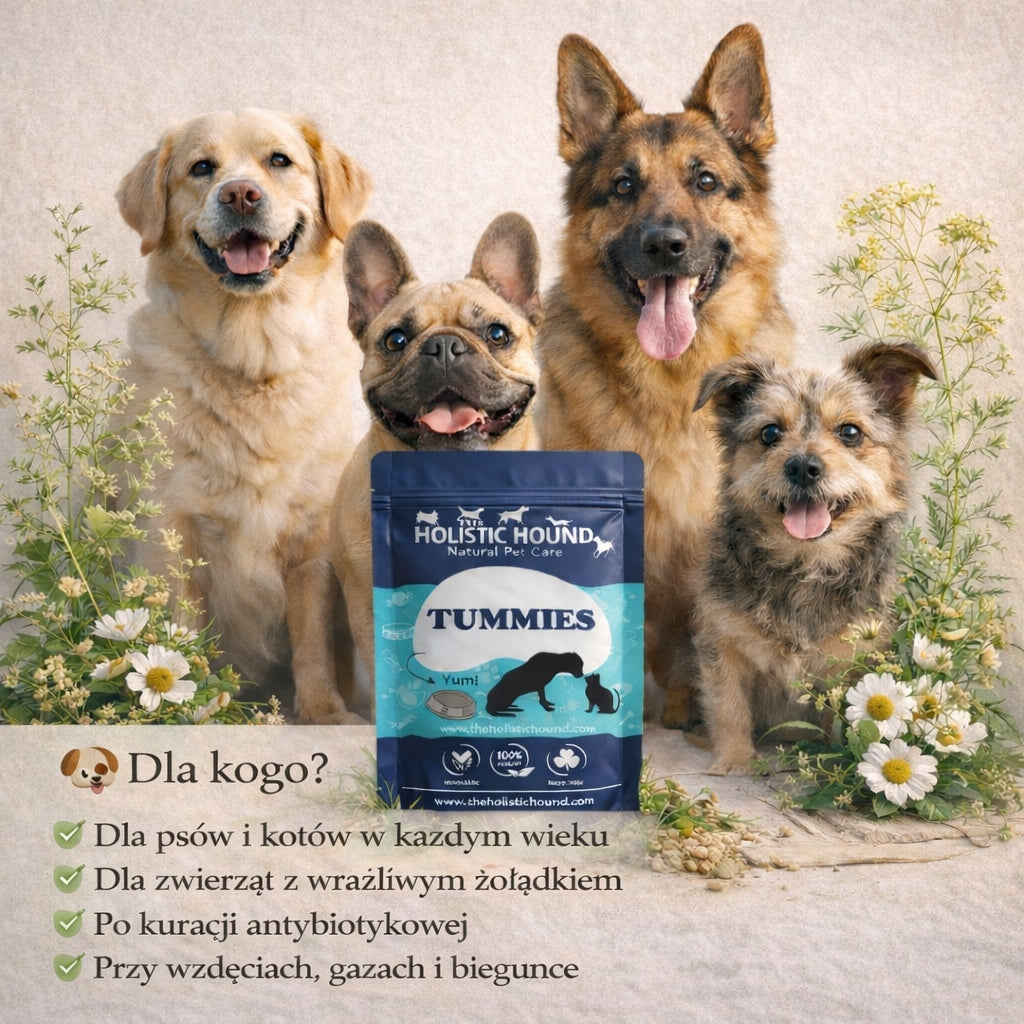 Holistic | Probiotyk Ziołowy Dla Psa | Na Trawienie i Florę Jelitową |BIO