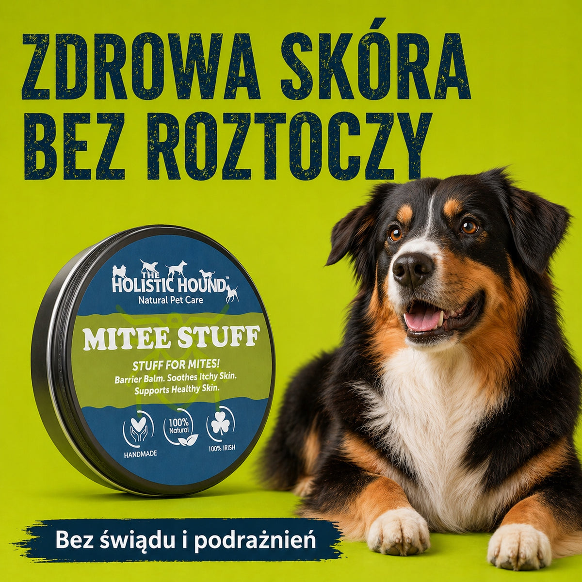 Balsam Na Roztocza Dla Psa | Łagodzi Świąd | Pielęgnacja Skóry | 50ml