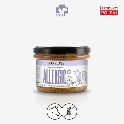 Dogs Plate karma mokra Vet Allergic hipoalergiczna 180 g