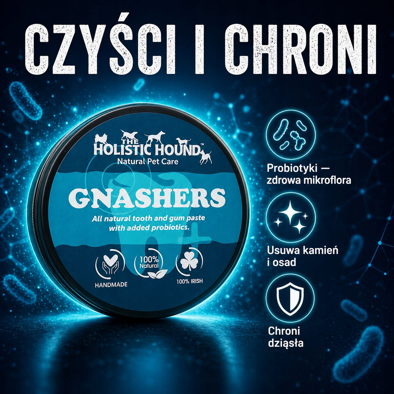 Pasta Na Kamień i Nieświeży Oddech Dla Psa | Probiotyki + Zioła | 50ml