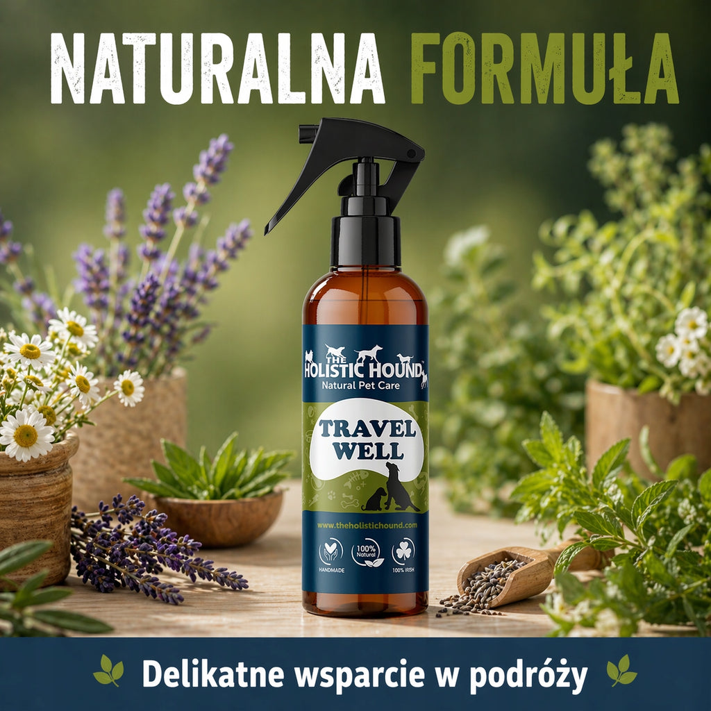 Spray Na Chorobę Lokomocyjną Dla Psa | Na Podróż Samochodem | 100ml