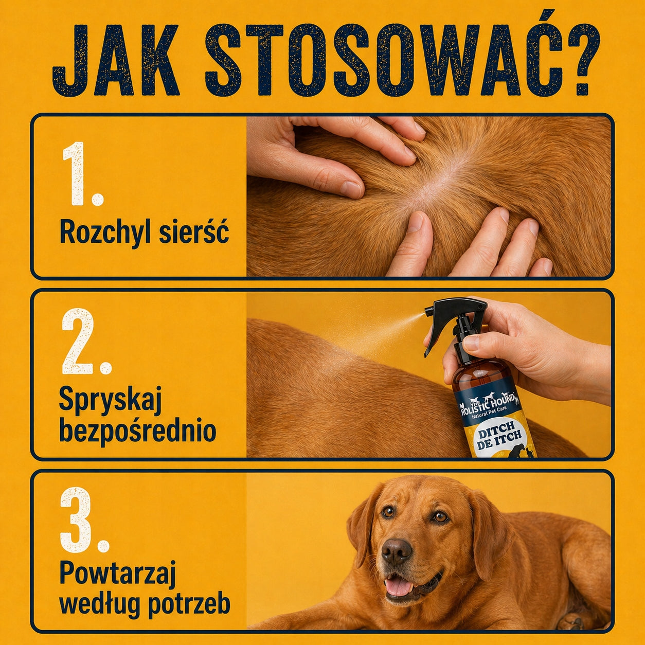 Spray Na Swędzącą Skórę Dla Psa i Kota | Na Suchą Skórę | 100ml