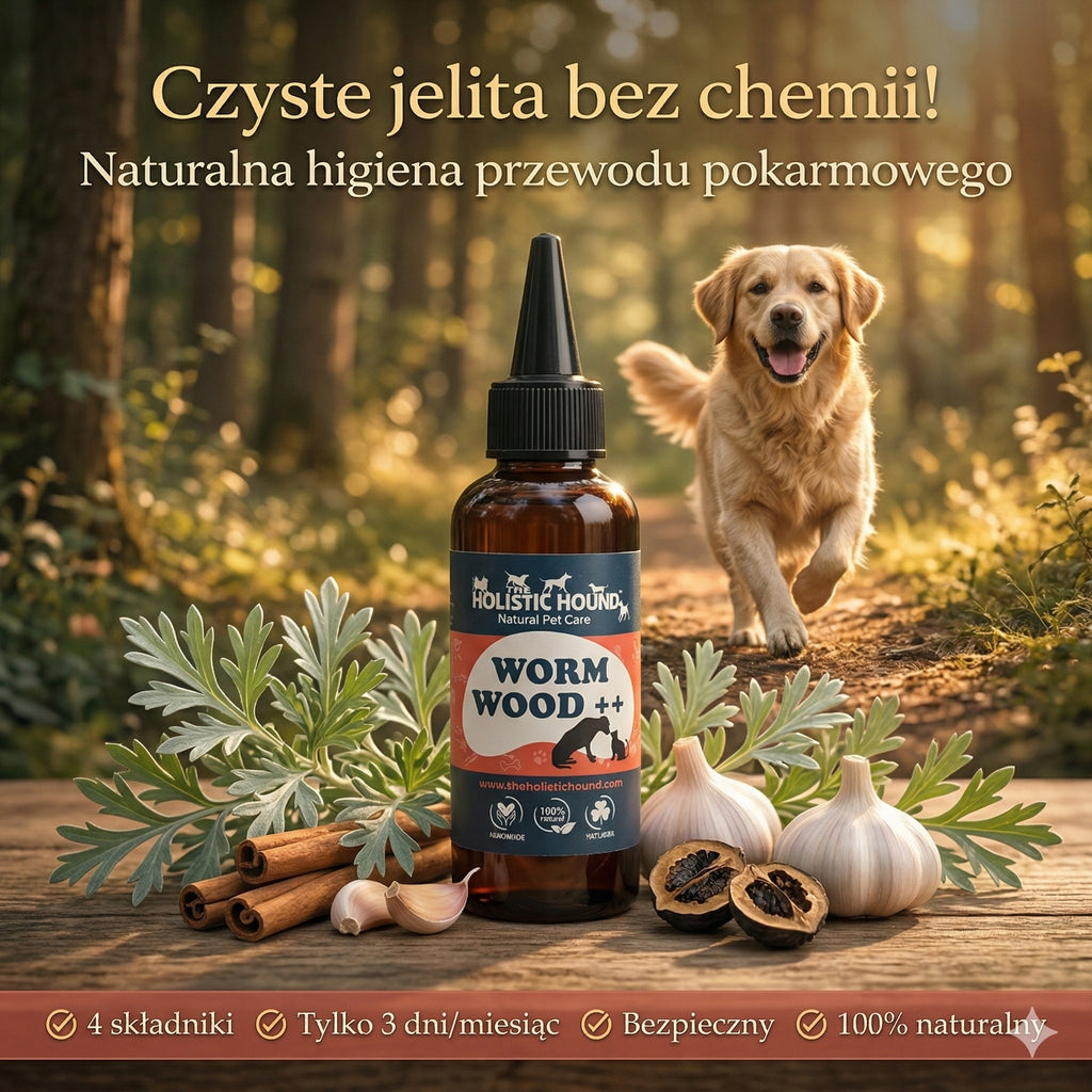 Ziołowy Suplement Na Robaki Psa | Odrobaczanie Naturalne | Bez Chemii