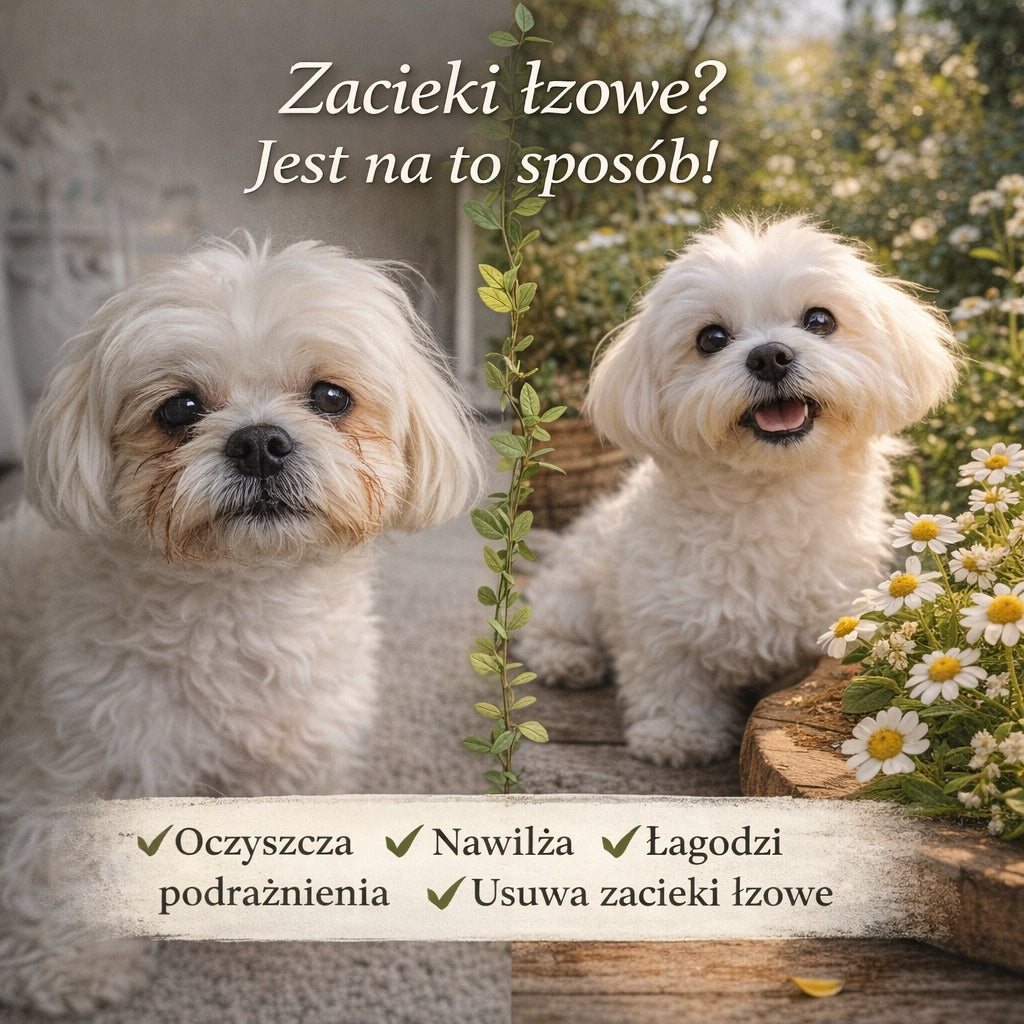 Holistic | Krople Do Oczu Psa i Kota | Zacieki | 100% Naturalne Składniki