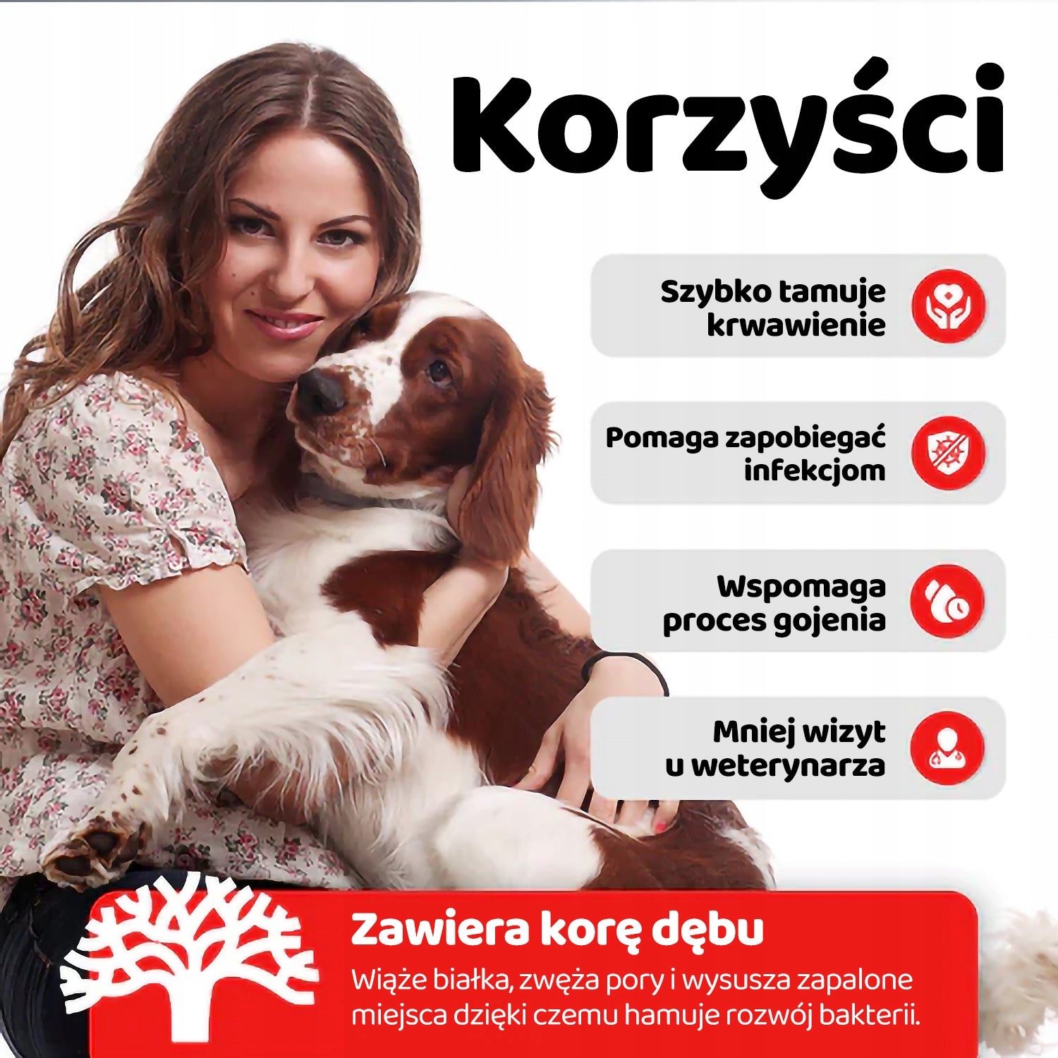 Puder Leczniczy Gojenie ran Psa Kota 50g Hemostatyczny Tamowanie Krwi Urazy