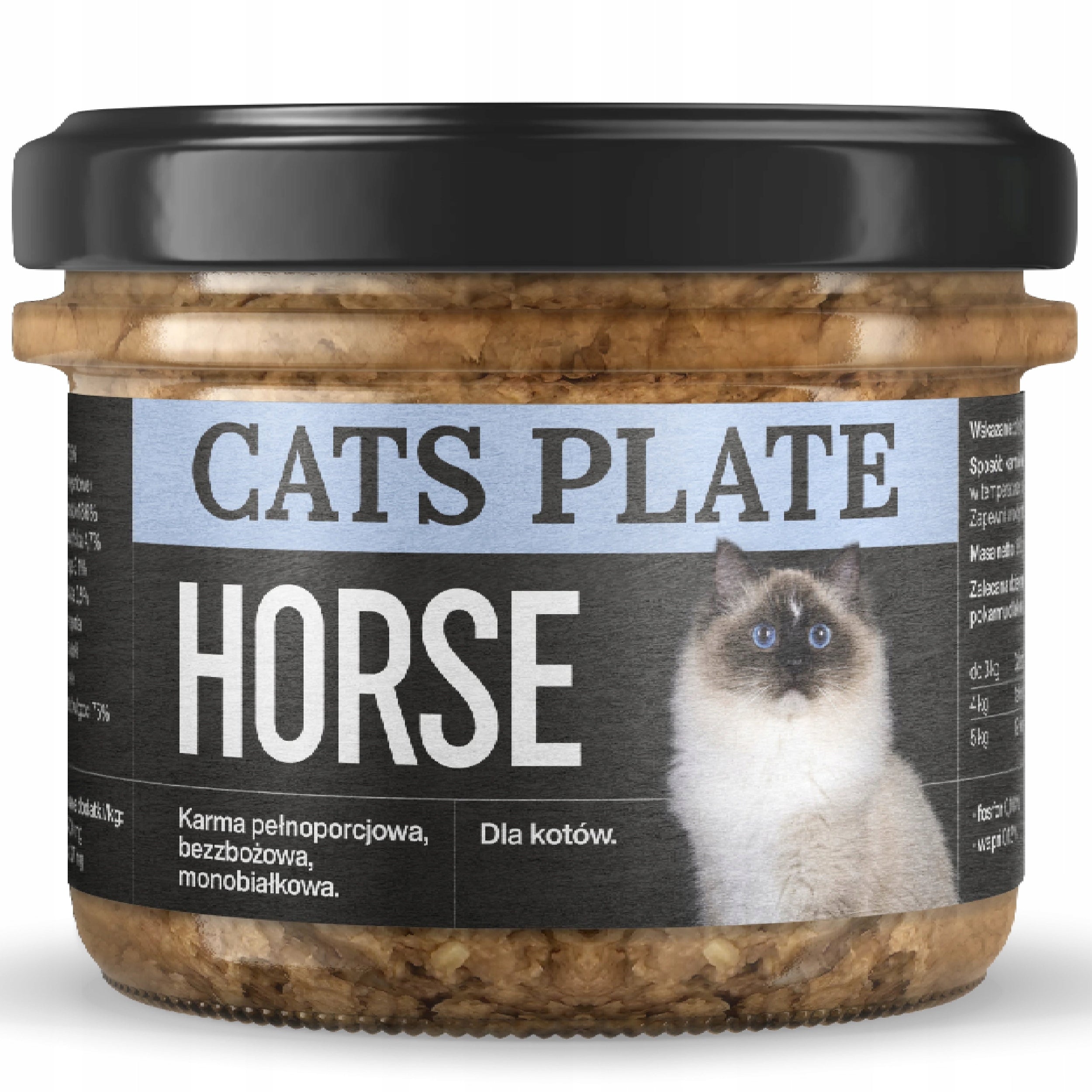 Cats Plate karma mokra dla kota z koniną 180g