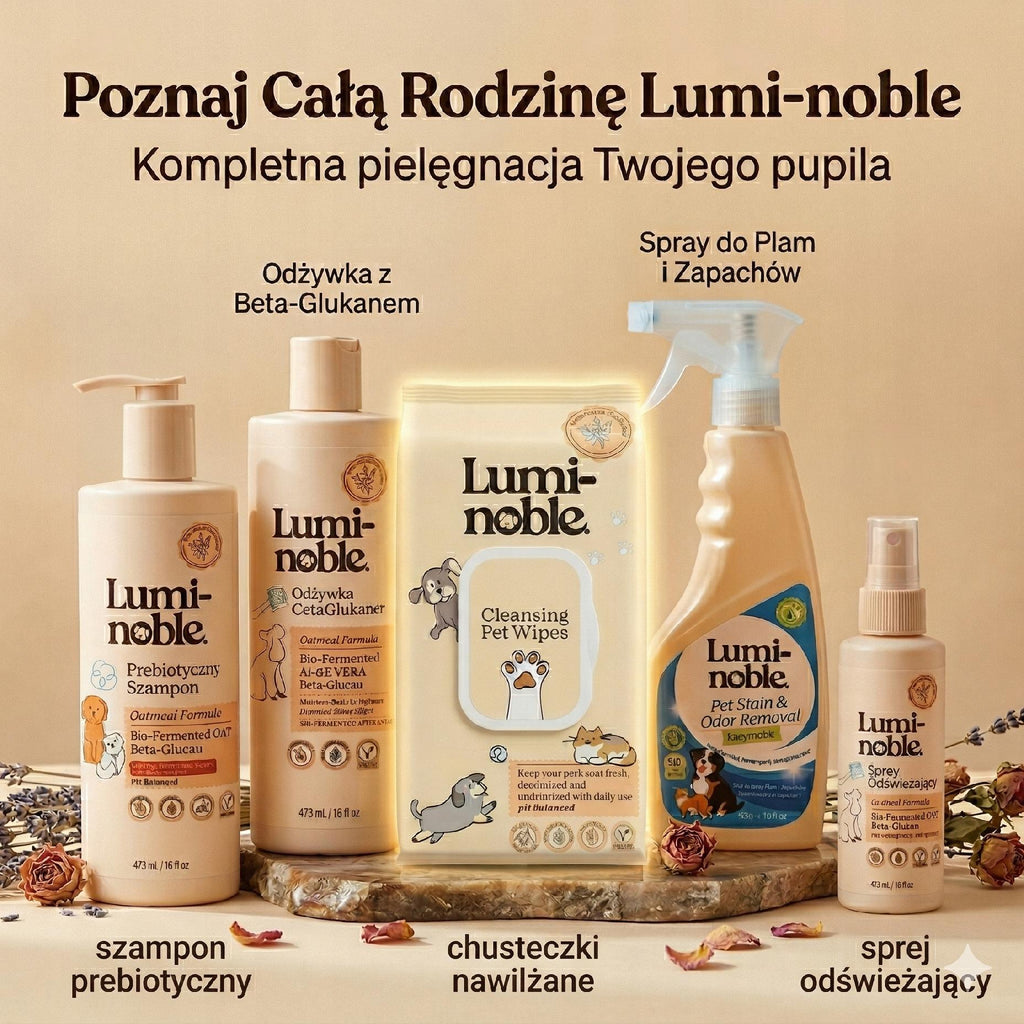 Chusteczki nawilżane dla psa i kota 100szt prebiotyczne hipoalergiczne