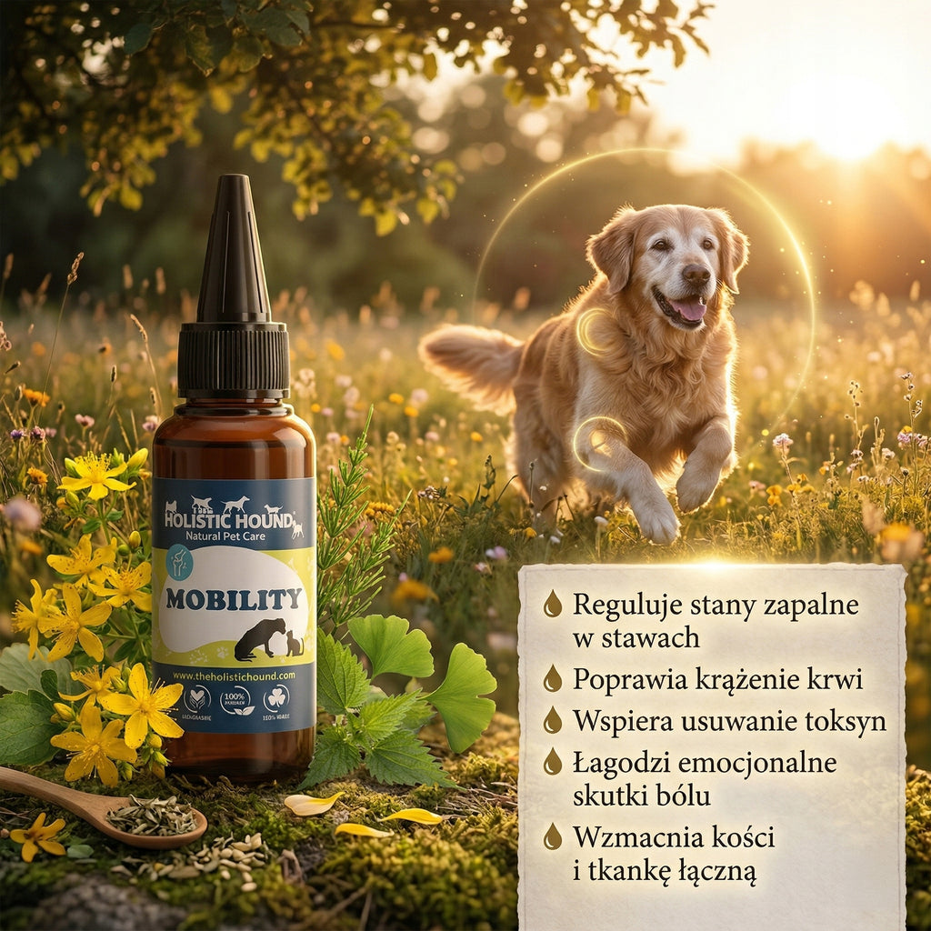 Ziołowy Suplement Na Stawy Psa | Mobilność i Komfort Ruchu | Naturalny