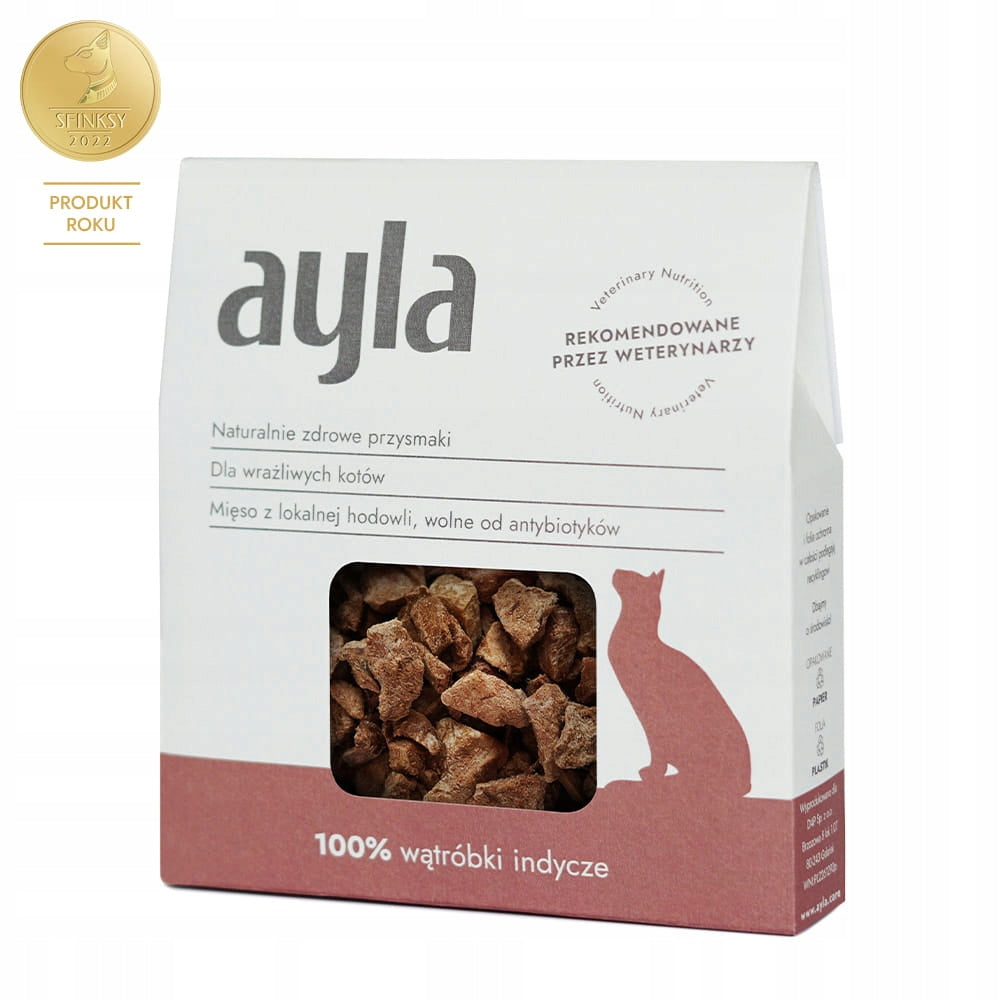 Ayla Cat Wątróbki Indycze Liofilizowane 28g