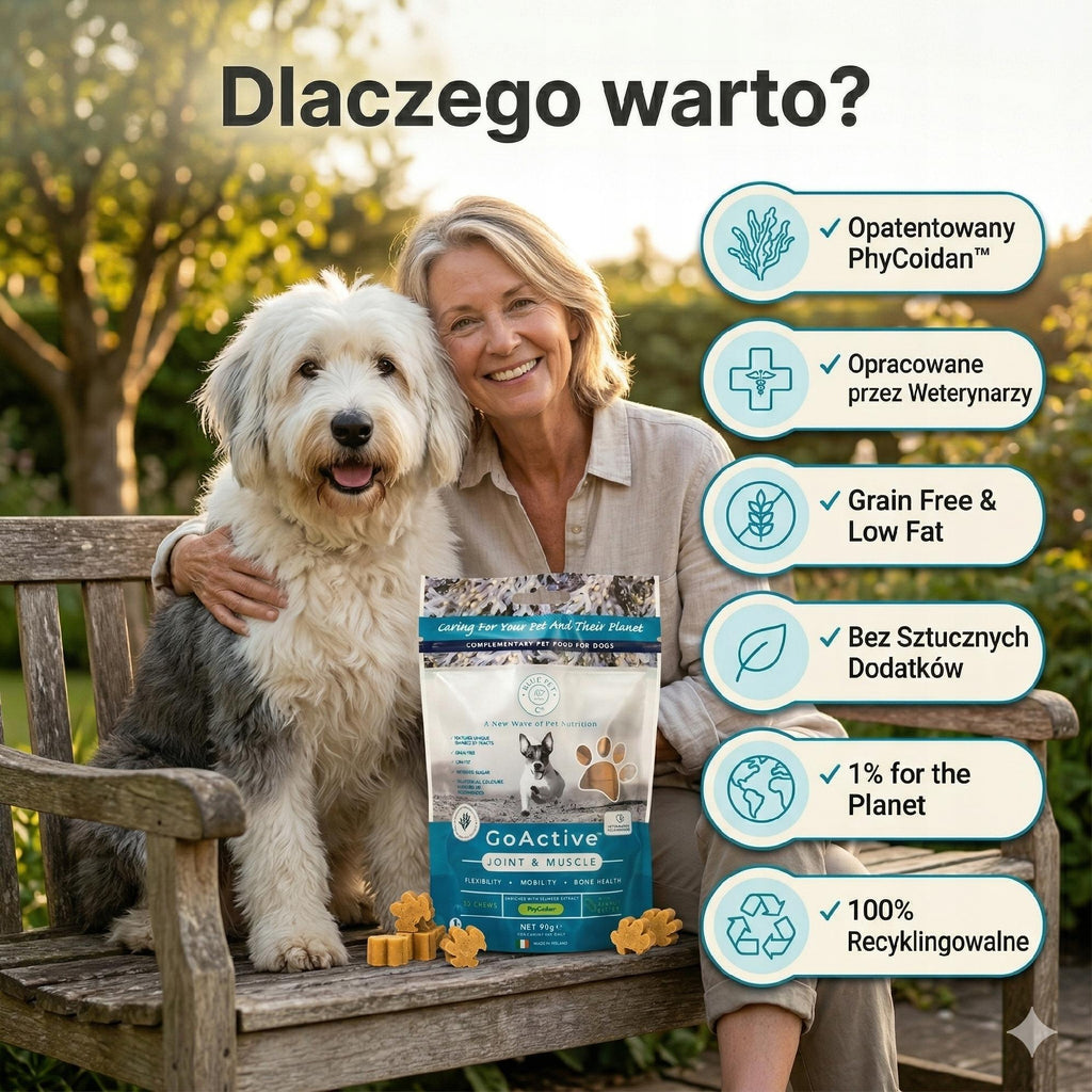 Suplement na stawy i mięśnie psa z alg morskich 30 gryzaków
