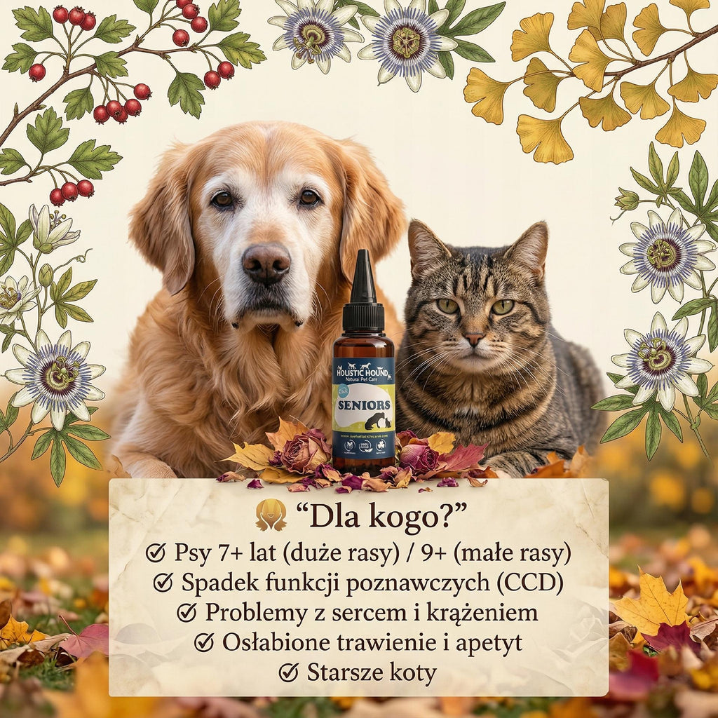 Ziołowy Suplement Dla Starszego Psa | Witalność Serce Mózg | Naturalny