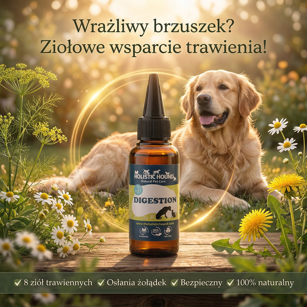 Ziołowy Suplement Na Trawienie Psa | Wrażliwy Żołądek | Naturalny 50ml