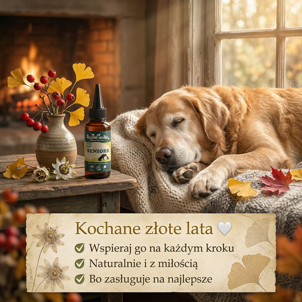 Ziołowy Suplement Dla Starszego Psa | Witalność Serce Mózg | Naturalny