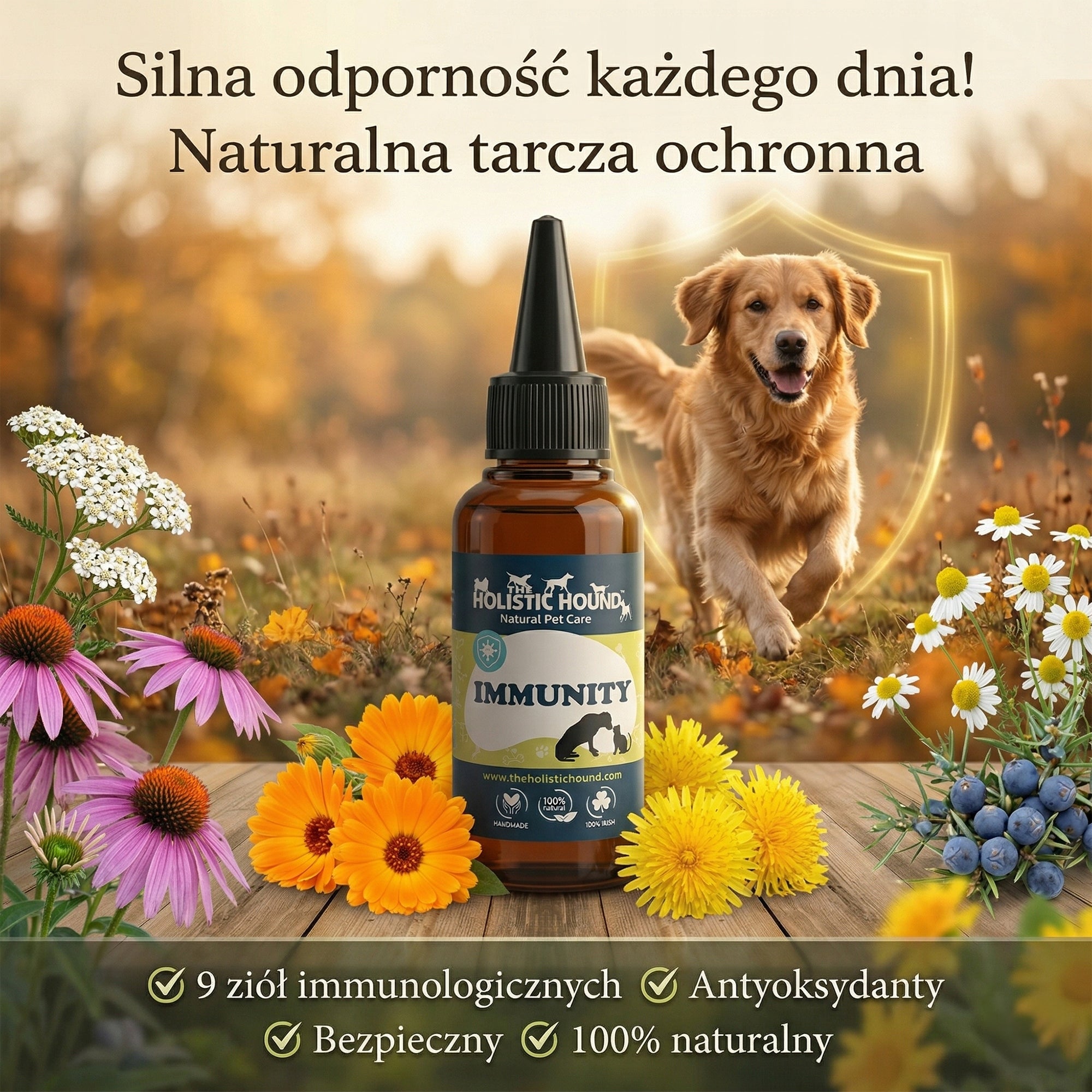Naturalny Suplement Na Odporność Psa Kota | Układ Odpornościowy 50ml