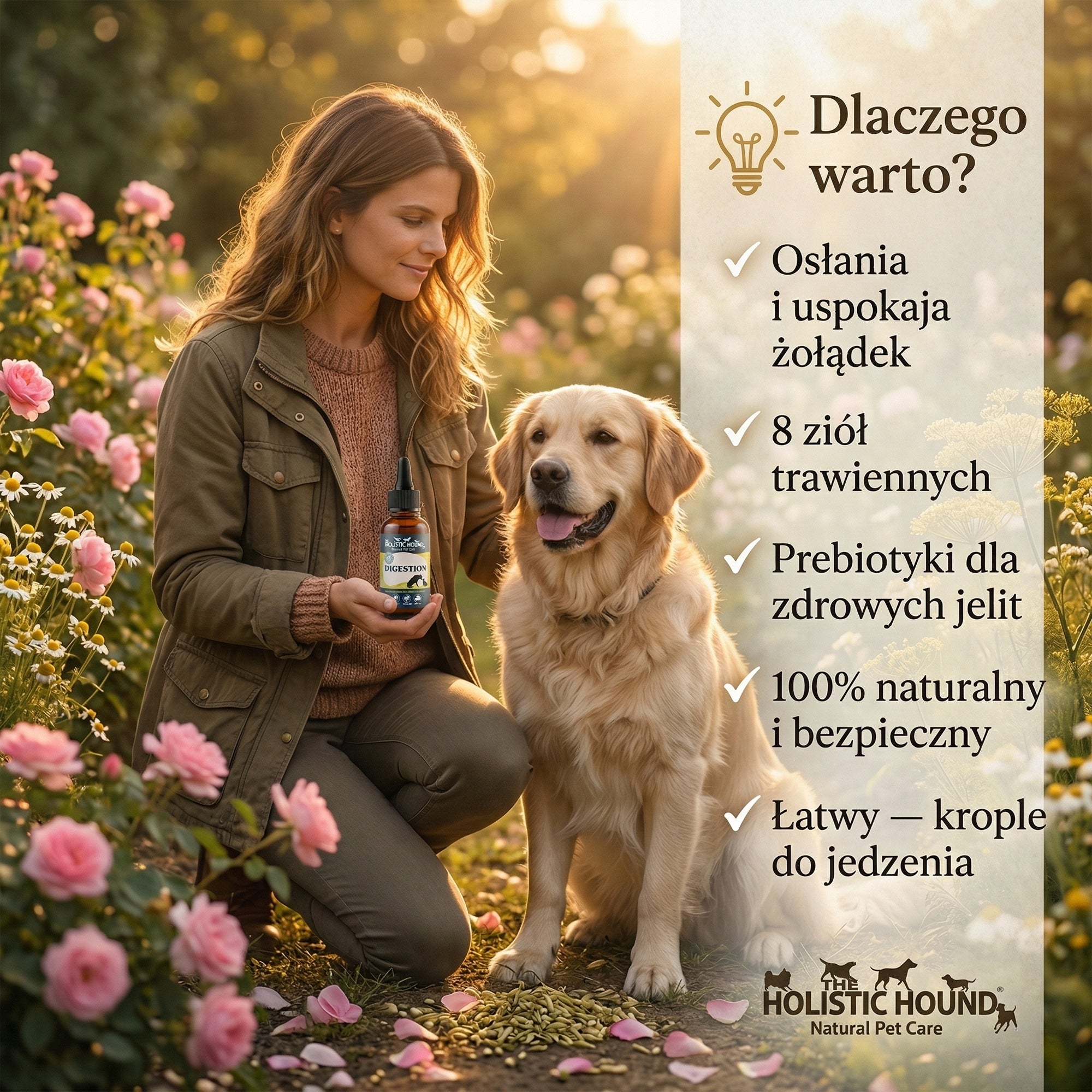 Ziołowy Suplement Na Trawienie Psa | Wrażliwy Żołądek | Naturalny 50ml