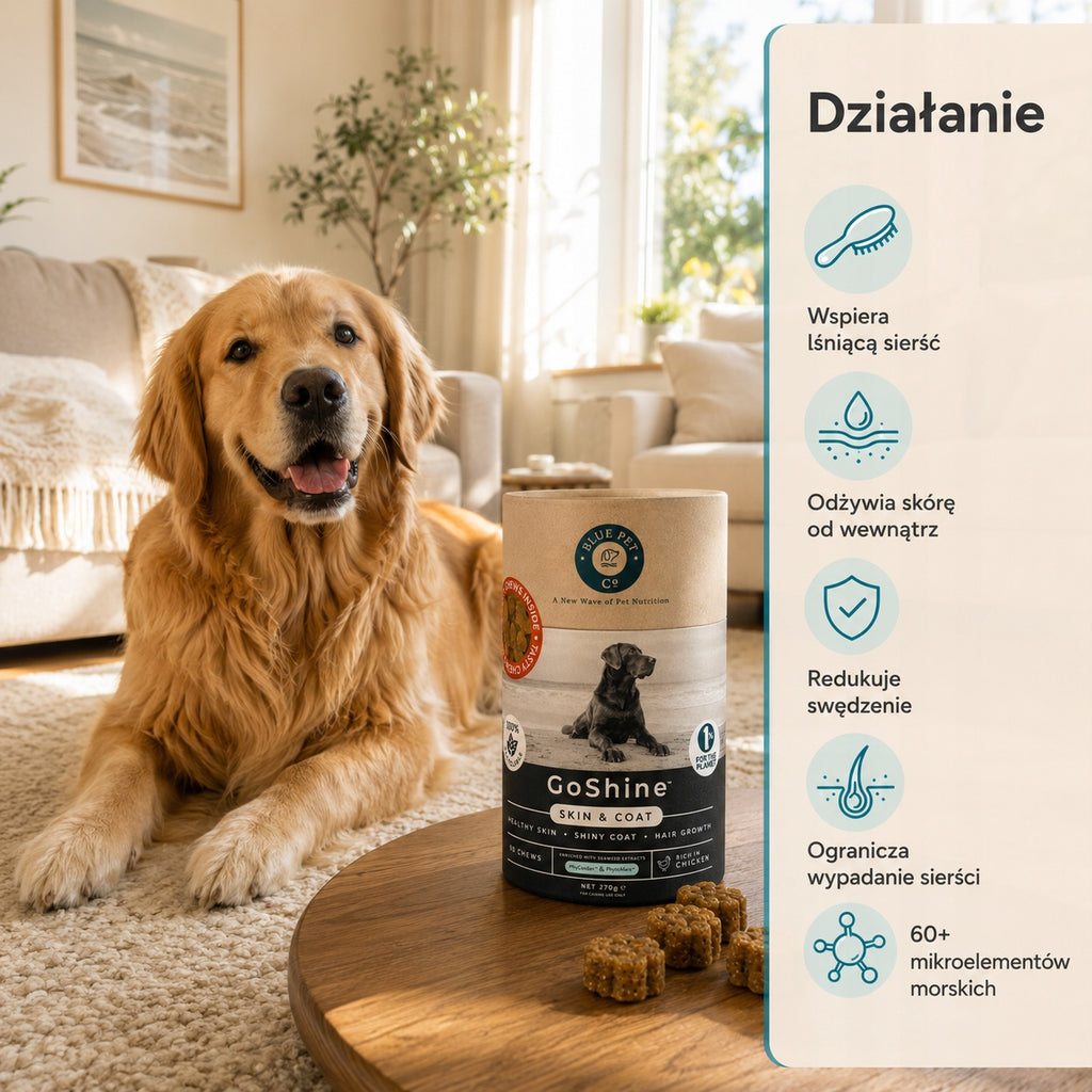 Suplement Na Sierść i Skórę Dla Psa | Z Kurczakiem | 270g | 90 Chews